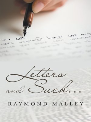 cover image of Letters and Such...